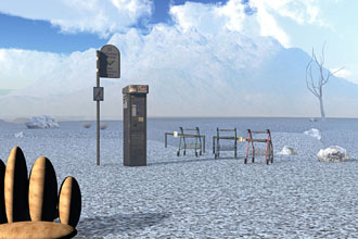 3D Modeling: Parkschein-Automat