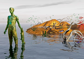 3D Design: Wunderbare Welt Nr. 2
