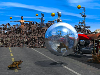 3D Design: Wunderbare Welt Nr. 1