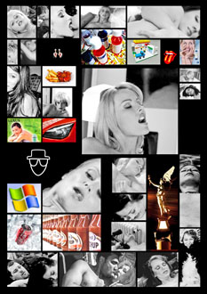 Collage: Ekstase