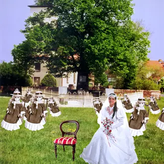 Collage: Hochzeit