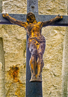 Collage: Am Kreuz