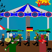 Mit Pauken und Trompeten Collage