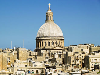 Malta: Karmelitenkirche (römisch-katholisch) in Valletta