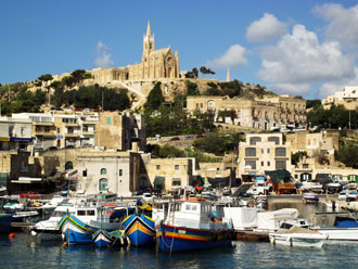 Hafenstadt Mgarr (Gozo)