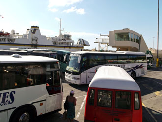 Hafen-Terminal auf Gozo