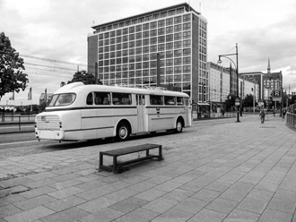 Rostock: Lange Straße mit ehem. 'Haus der Schiffahrt'