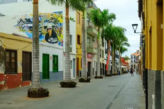 Puerto de la Cruz: Wandbild 'La Ranilla'