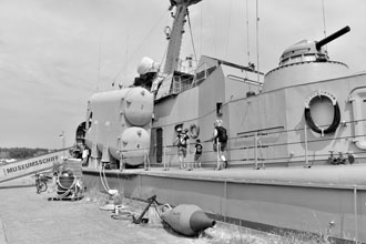 Usedom: Raketenschnellboot der Volksmarine - Peenemünde