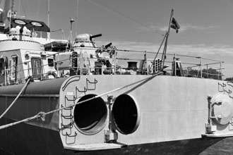 Usedom: Raketenschnellboot der Volksmarine - Peenemünde