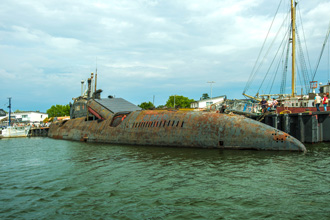 Usedom: sowjetisches U-Boot (U 461) - Peenemünde