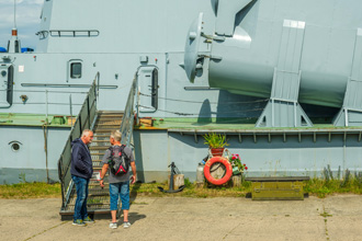 Usedom: Raketenschnellboot der Volksmarine - Peenemünde
