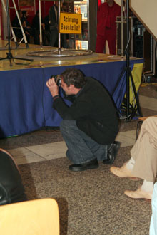 ich selbst beim fotografieren
